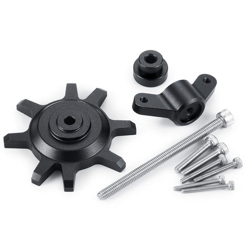 RCLIONS 1.9/2.2 Inch RC Beadlock Wheel Hub Tire Installation&Removal Tool Assembly for TRX4 SCX10 1/10 RC Crawler Car Upgrade Parts (Black) - Image 4